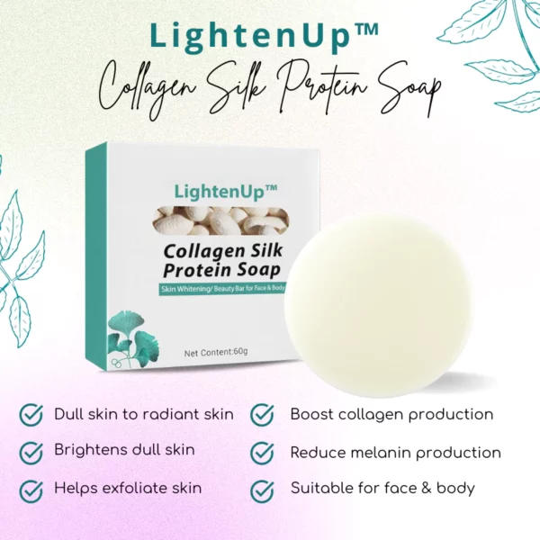 LightenUp™ Kolagen Silk Pwoteyin Savon