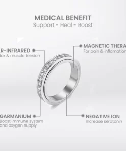 LucienPRO™ Thermogenic Moissanite Spinner Ring