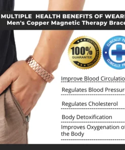 Menheal™ Pure Copper MagneticTherapy Bracelet