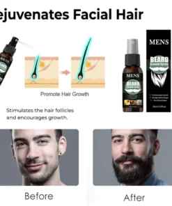 Mens Beard Hair Growth Spray