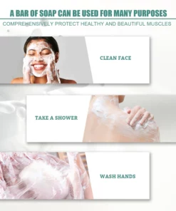 Mory Organic Silk Protein Handmade Soap For Face Body Facial