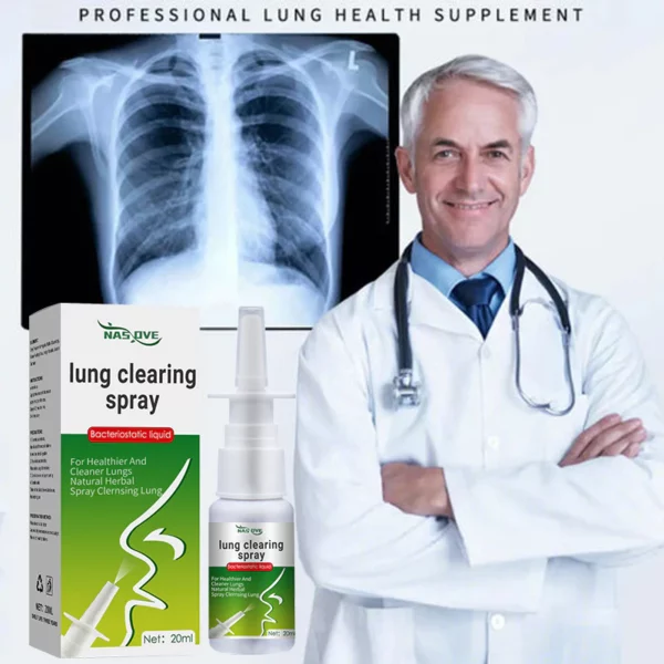 Nasove® Natural Herbal Essence Cleansing Pulmão Spray