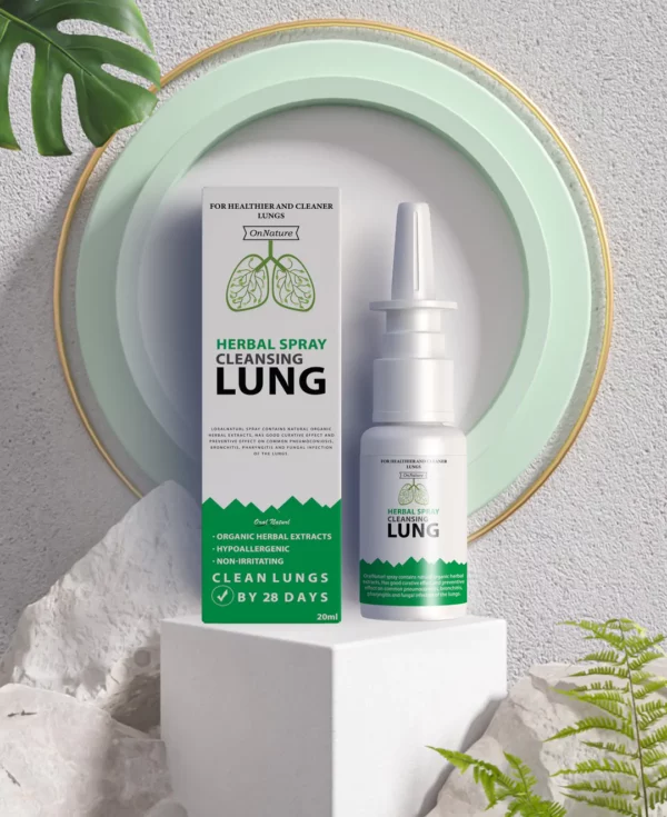 OnNature® Organic Herbal Lung Cleanse & Repair Spray Nasal PRO