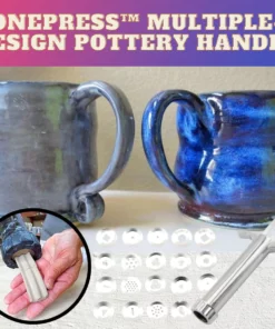 OnePress™ Multiple-Design Pottery Handle