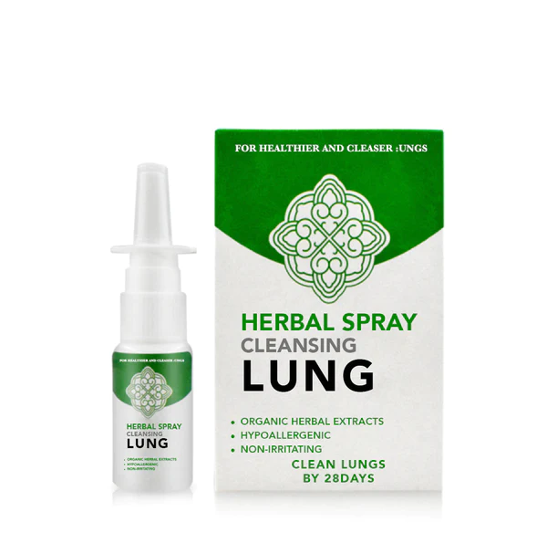 Aerosol nasal reparador de limpieza pulmonar a base de hierbas orgánicas