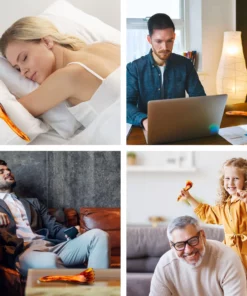 Portable Resin Relax Massager for Head-Neck and Leg