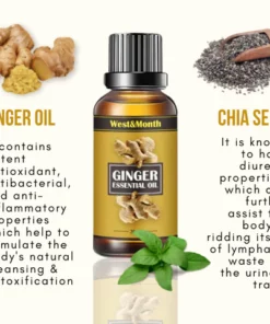 RochFit™ Lymph Detoxification Ginger Oil