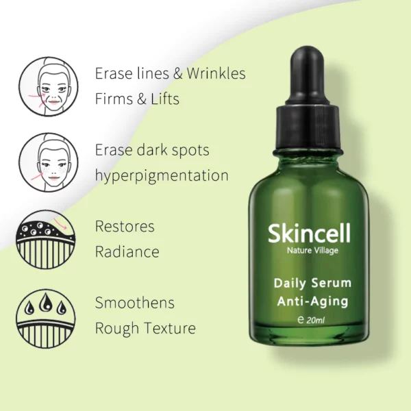 Serum Skincell™ i thellë kundër rrudhave dhe ampula kundër plakjes