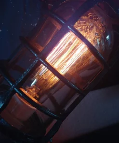 Steampunk Rocket Lamp