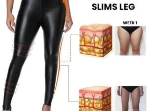 UltraLEAN BodyShaper Compression LeatherLegging Pants