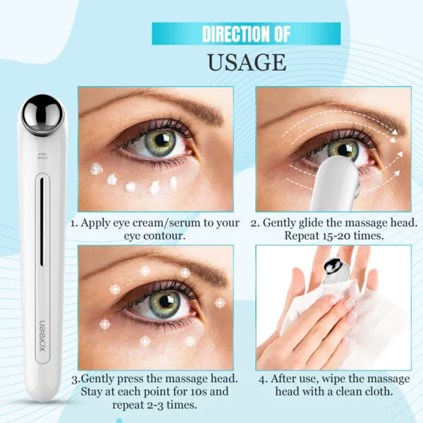 Přenosný omlazující masážní přístroj na oči VBeauty™