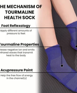 VFlex Acupressure Health Detox Socks