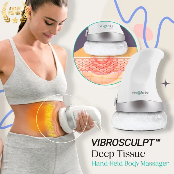 VibroSculpt™ Deep Tissus Hand-Held Body Massager