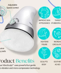 VibroSculpt™ Deep Tissue Hand-Held Body Massager