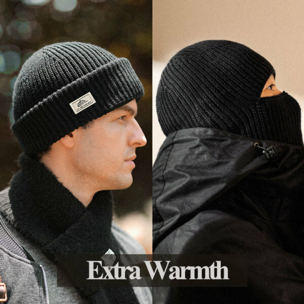 Зимска плетена капа Балаклава Beanie