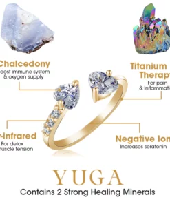 YUGA Chalcedony Ionic Ring