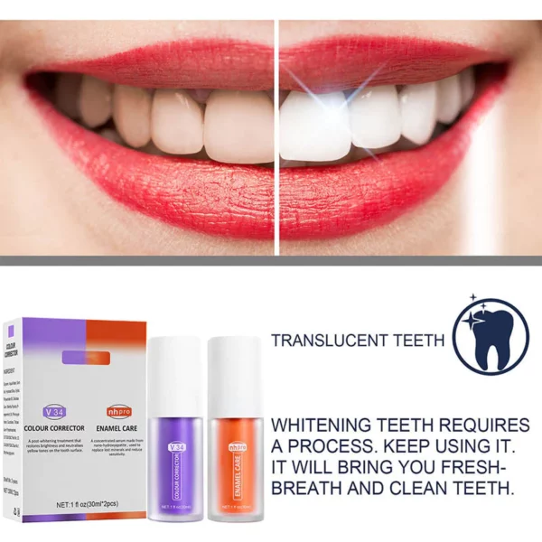 v34™ hambavärvi korrektor – hammaste taastamise geel