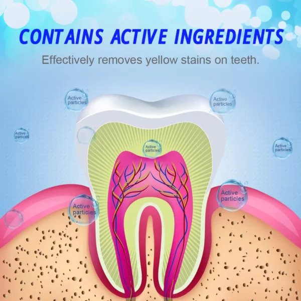 14 Lá Fiacla Whitening Stiallacha