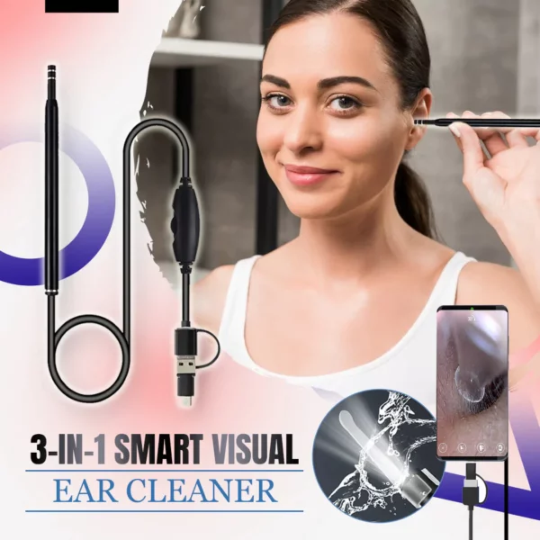 3-i-1 Smart Visual Ear Cleaner