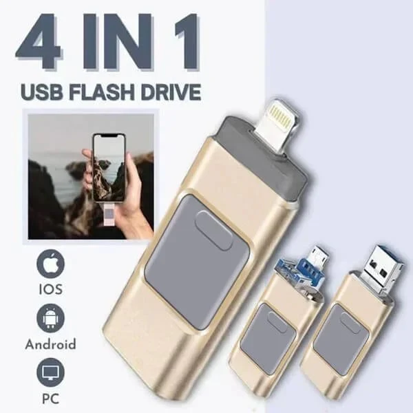 4 අධිවේගී USB ෆ්ලෑෂ් ඩ්‍රයිව් එකකින්