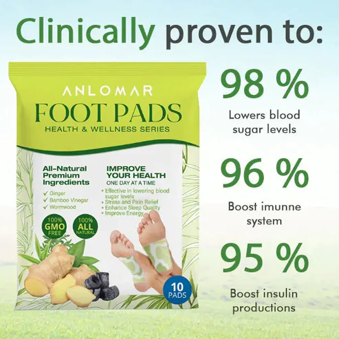 ANLOMAR™ Pemanasan Mandiri Herbal Detox Footbed