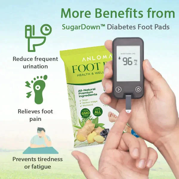 ANLOMARE ™ Detox Footbeds alang sa Pagpakunhod sa Asukal sa Dugo