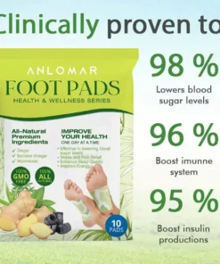 ANLOMARE™ Detox Footbeds for Reducing Blood Sugar