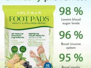 ANLOMARE™ Detox Footbeds for Reducing Blood Sugar