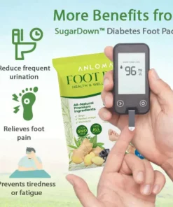 ANLOMARE™ Detox Footbeds for Reducing Blood Sugar