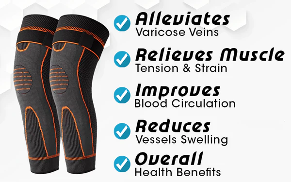 AcuRelief Tourmaline Self-Heating Knee Sleeve