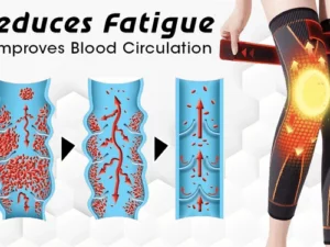 AcuRelief Tourmaline Self-heating Knee Sleeve
