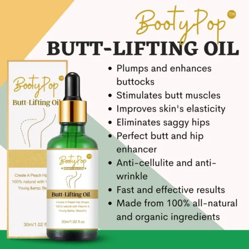 Aceite para levantar glúteos BootyPop™