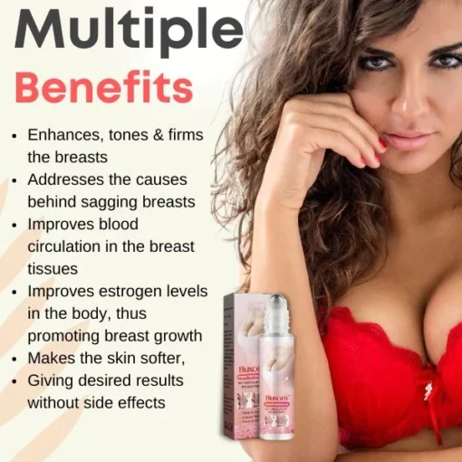 Buxom™ olej na masáž prsou