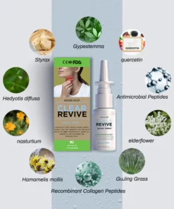 Clear Revive® Organic Herbal Lung Cleanse & Repair Nasal Spray PRO