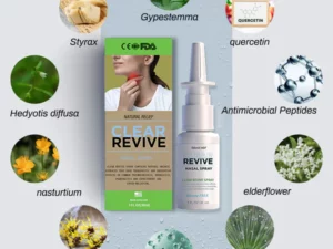 Clear Revive® Organic Herbal Lung Cleanse & Repair Nasal Spray PRO