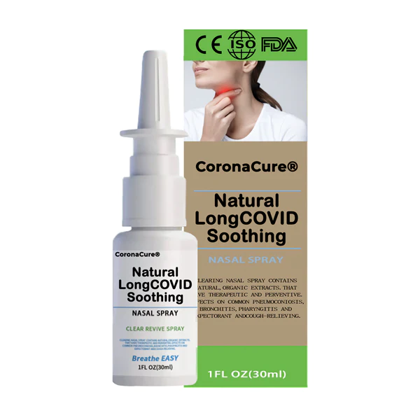 CoronaCure® প্রাকৃতিক দীর্ঘ কোভিড প্রশান্তিদায়ক অনুনাসিক স্প্রে