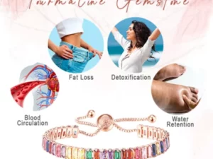 CrystalPower™ Lymph Drainage Magnetic Tourmaline Bracelet