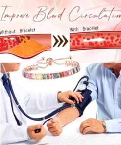 CrystalPower™ Lymph Drainage Magnetic Tourmaline Bracelet