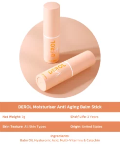 DEROL Moisturiser Anti Aging Balm Stick
