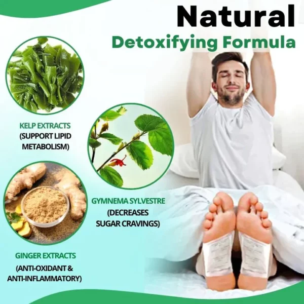 DetoxLab™ imbiero pėdų pagalvėlės nuo patinimų