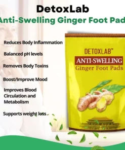 DetoxLab™ Anti-Swelling Ginger Foot Pads