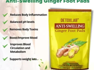 DetoxLab™ Anti-Swelling Ginger Foot Pads