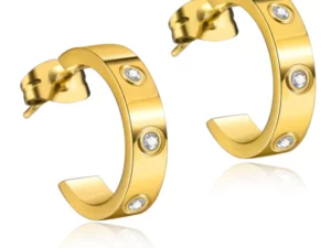 Dorina EarAcupressure Magnetherapy Detoxi Earrings-Love