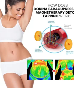 Dorina EarAcupressure Magnetherapy Detoxi Earrings-Love