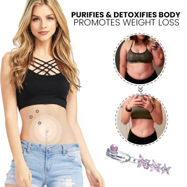 FatLoss™ Titanium Body Detox Lymphatic Drainage Belly Button Ring