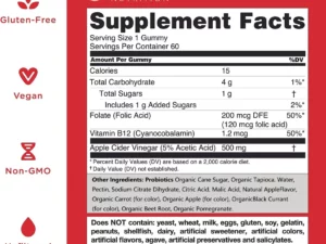 GoSlim™ Apple Cider Vinegar Slimming Probiotic Gummies