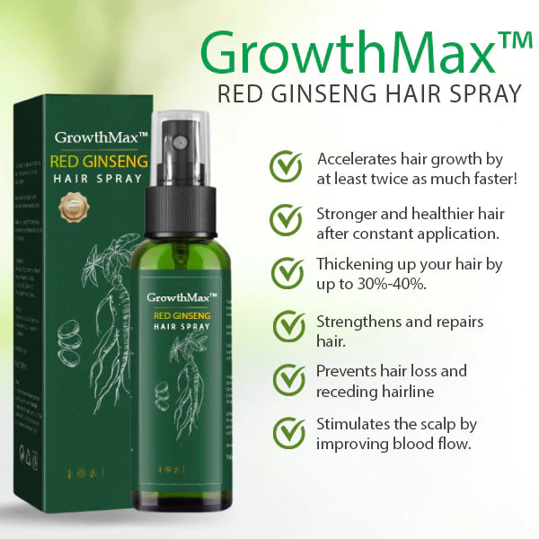 Σπρέι μαλλιών GrowthMax™ Red Ginseng