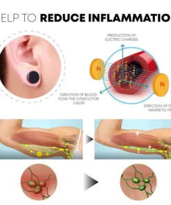 HealBio® Titanium Lymphvity MagneTherapy EarStuds
