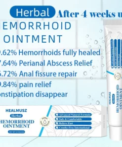 HealmuszPlus Natural Herbal Hemorrhoids Ointment