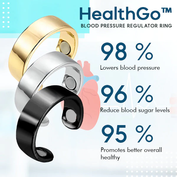 HealthGo™ ਬਲੱਡ ਪ੍ਰੈਸ਼ਰ ਰੈਗੂਲੇਟਰ ਰਿੰਗ